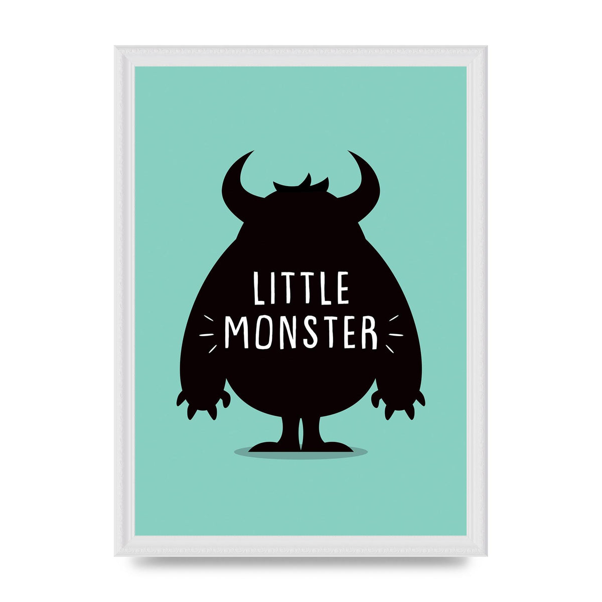 Little Monster Art For The Home - A3 framed