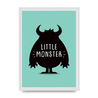 Little Monster Art For The Home - A3 framed