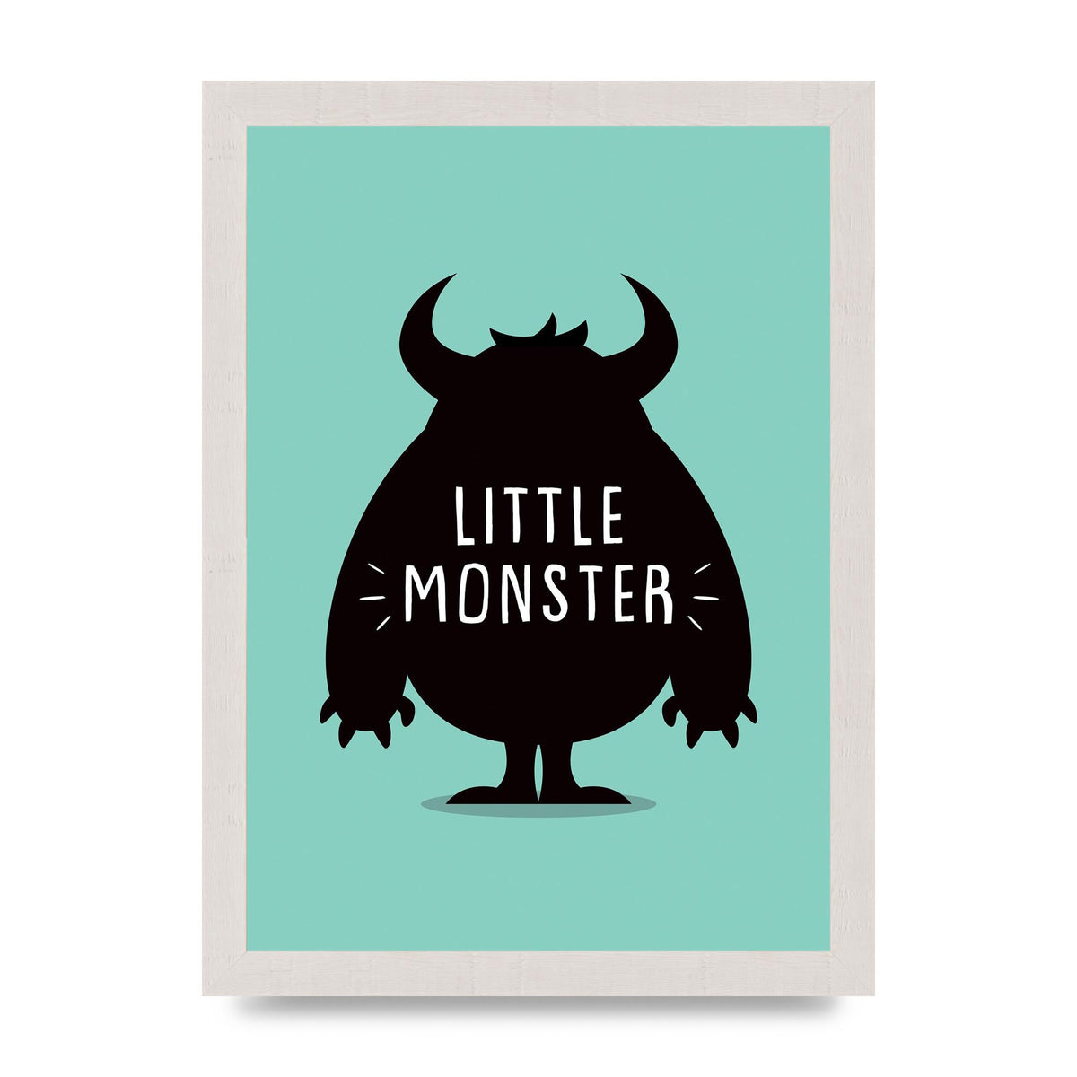 Little Monster Art For The Home - A4 framed