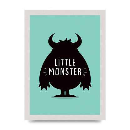 Little Monster Art For The Home - A4 framed