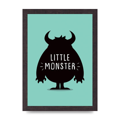 Little Monster Art For The Home - A4 framed