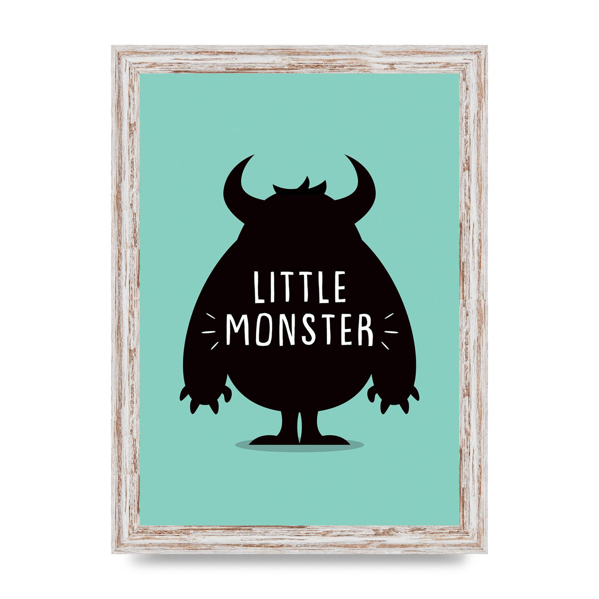 Little Monster Art For The Home - A4 framed