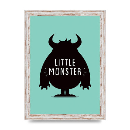 Little Monster Art For The Home - A4 framed