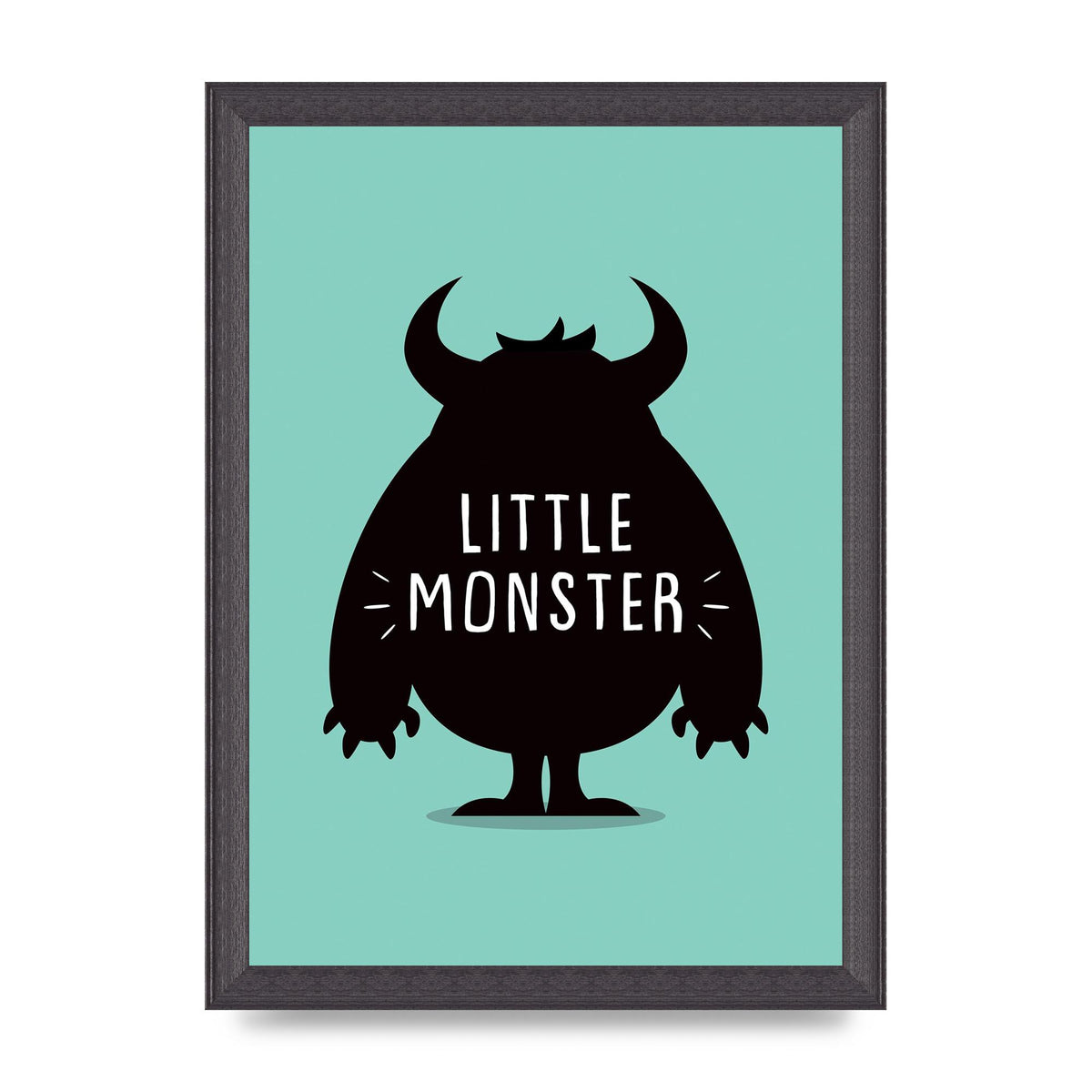 Little Monster Art For The Home - A4 framed