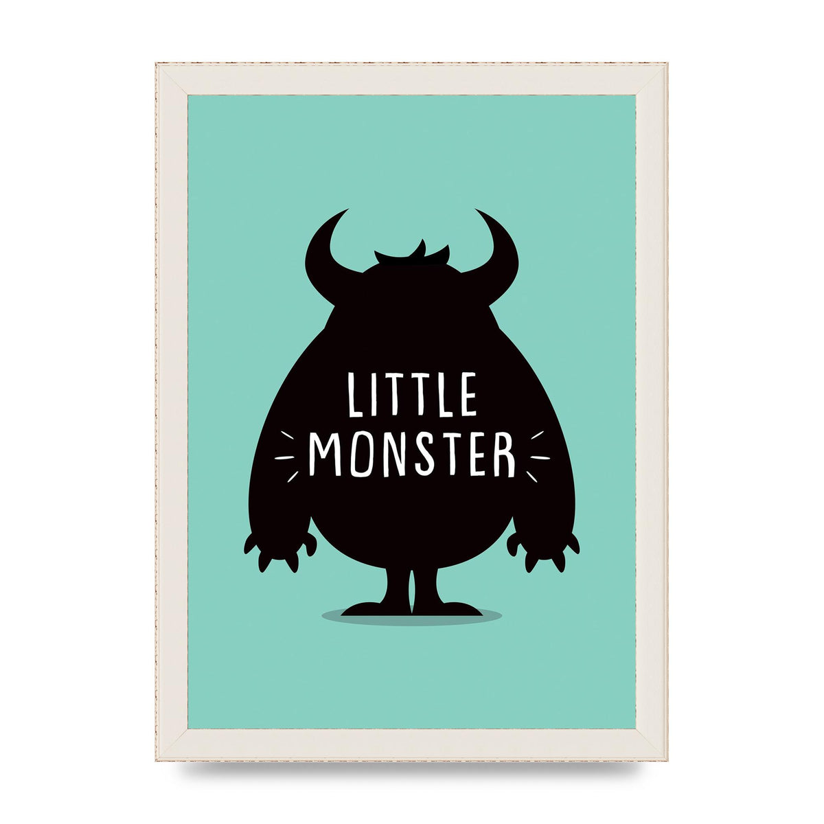 Little Monster Art For The Home - A4 framed