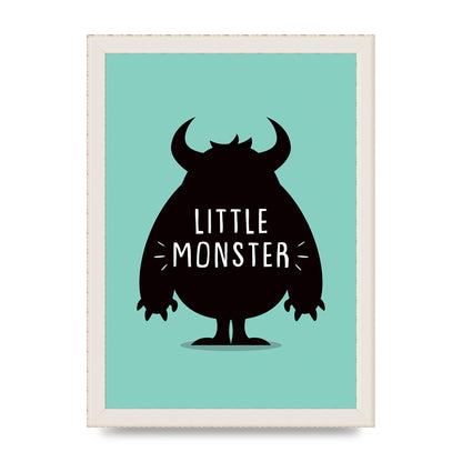Little Monster Art For The Home - A4 framed