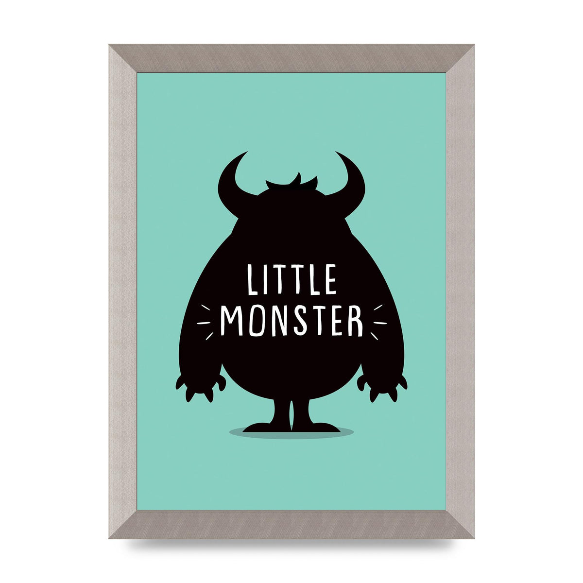 Little Monster Art For The Home - A4 framed