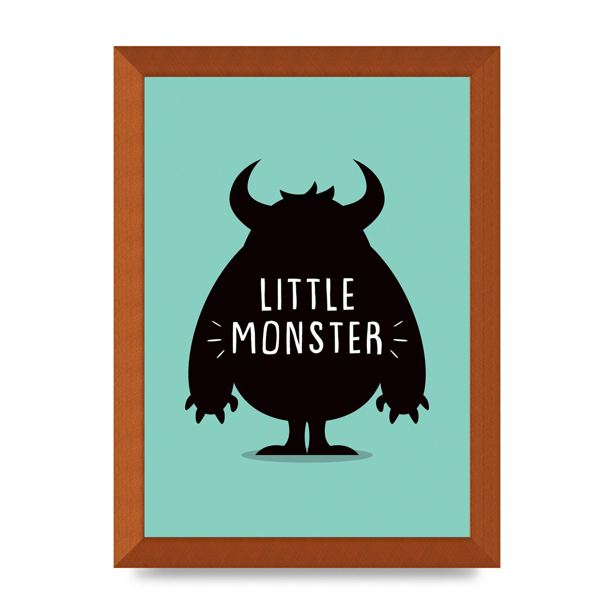 Little Monster Art For The Home - A4 framed