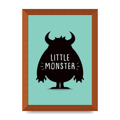 Little Monster Art For The Home - A4 framed