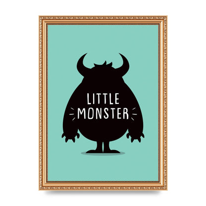 Little Monster Art For The Home - A4 framed