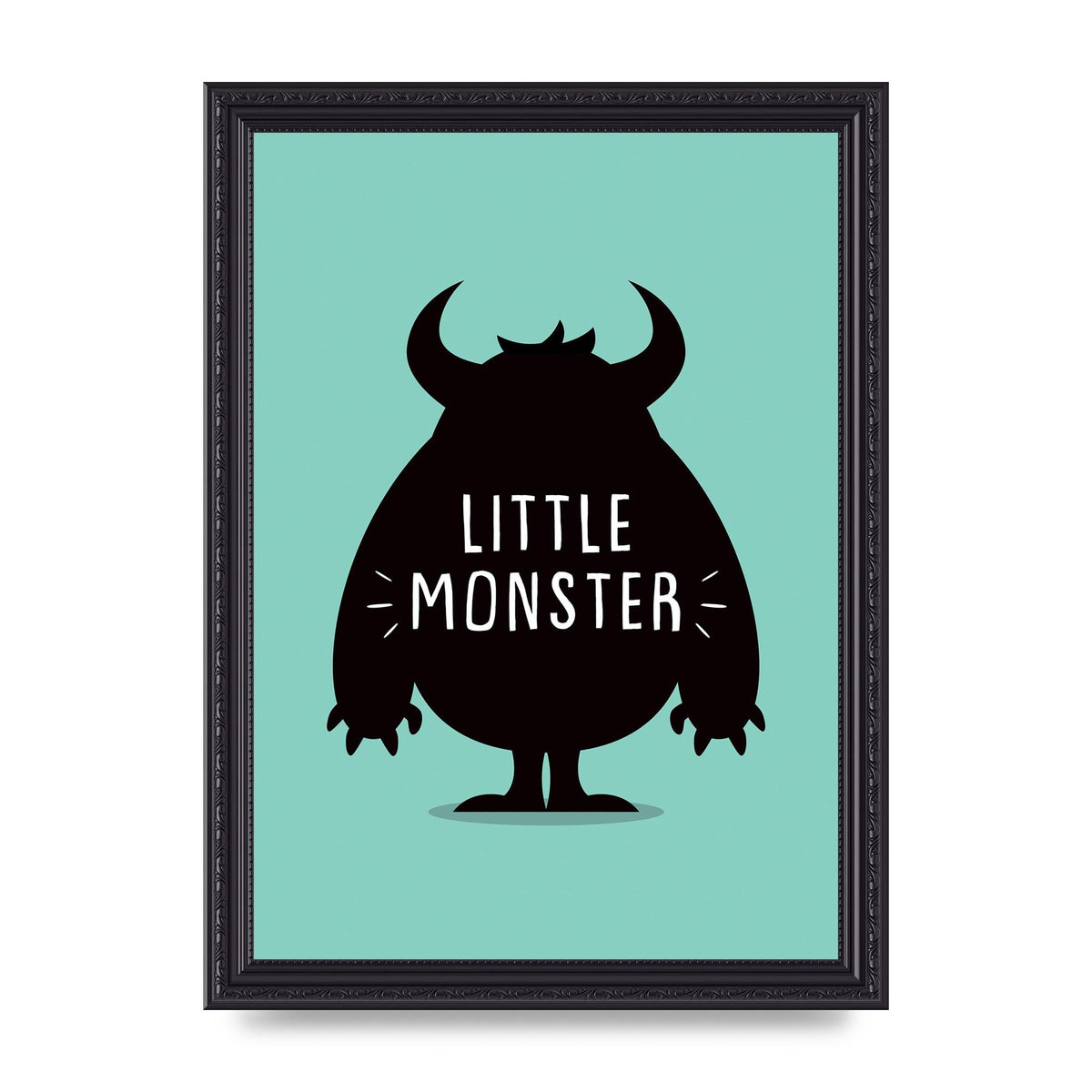 Little Monster Art For The Home - A4 framed