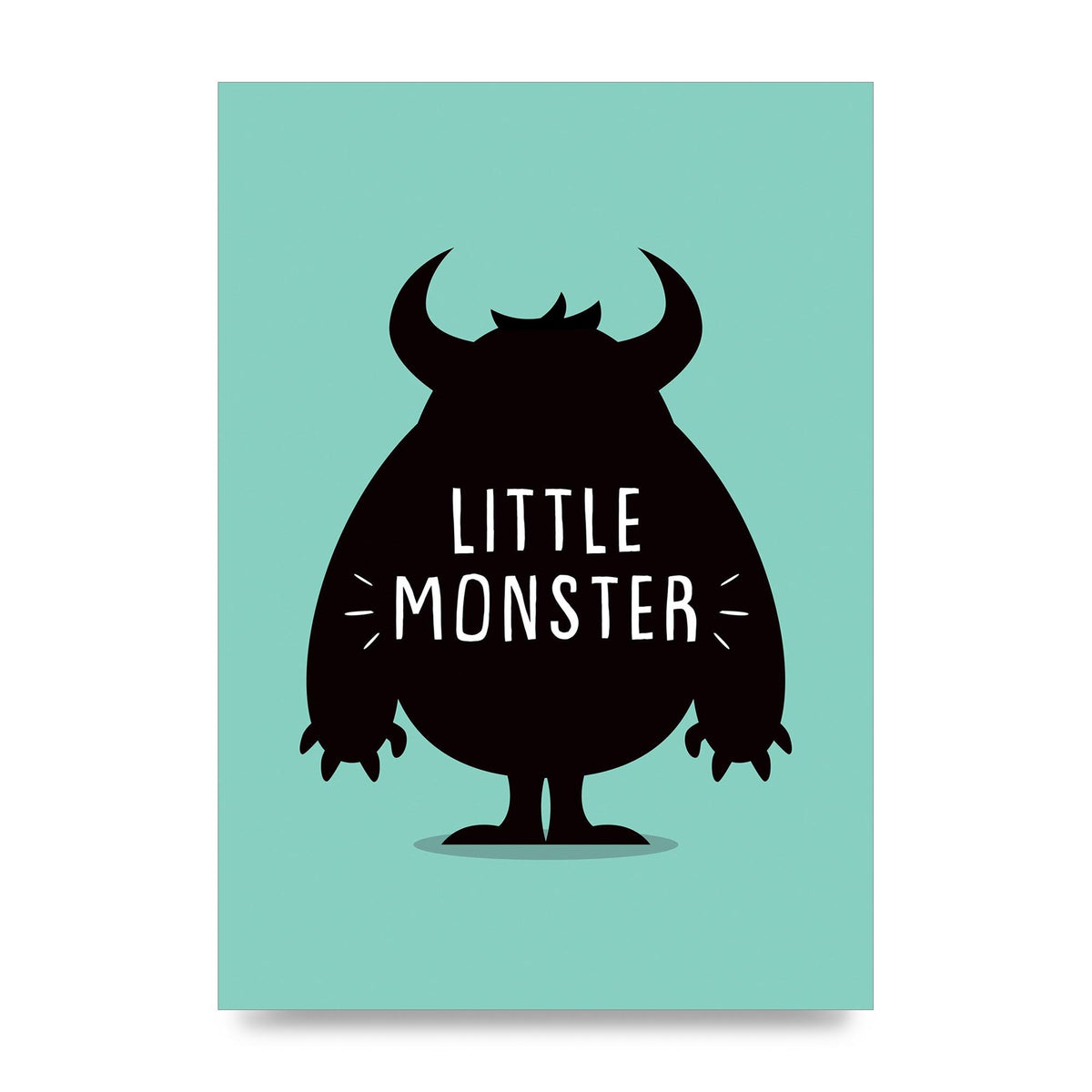 Little Monster Art For The Home - unframed print