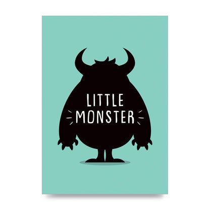 Little Monster Art For The Home - unframed print