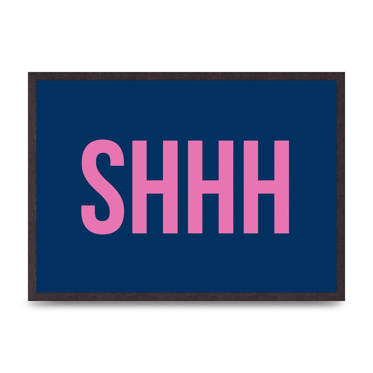 Shhh" Wall Art - A2 framed
