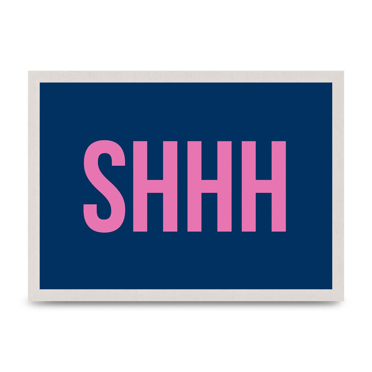 Shhh" Wall Art - A3 framed