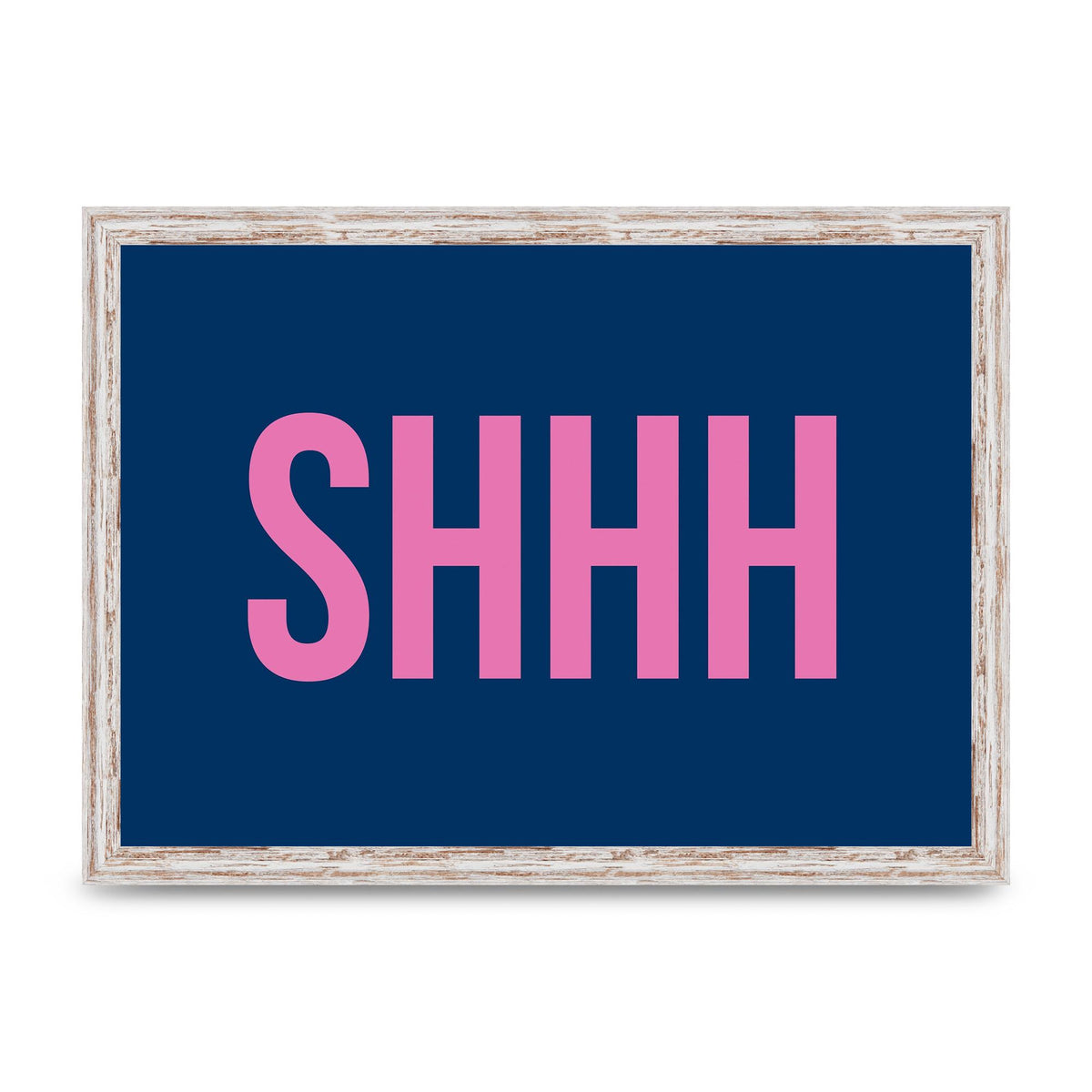 Shhh" Wall Art - A3 framed