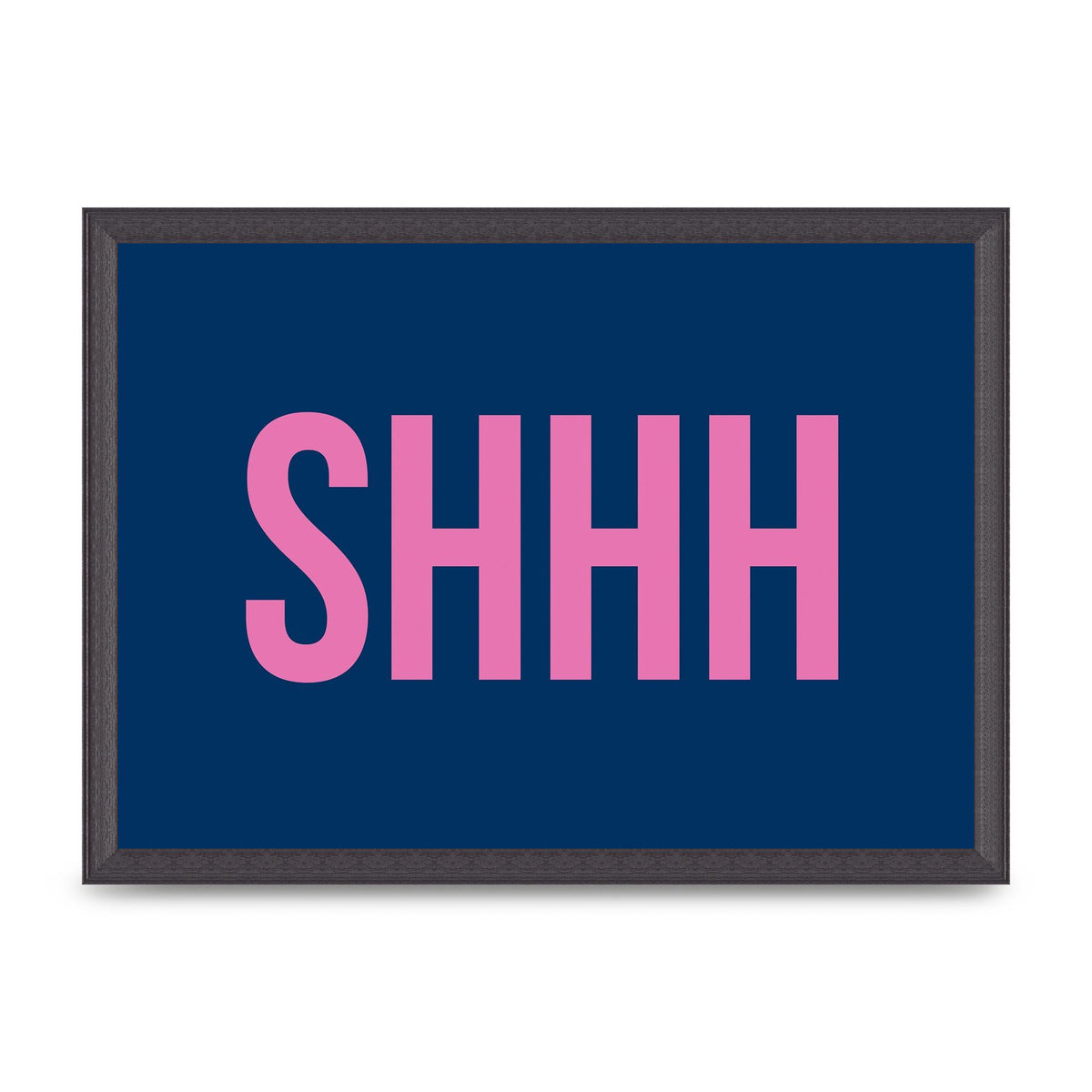 Shhh" Wall Art - A3 framed