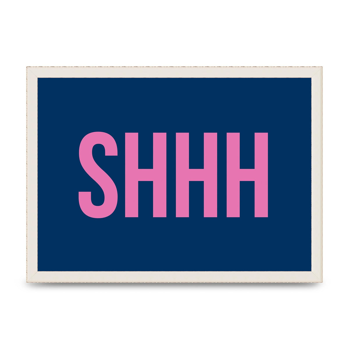 Shhh" Wall Art - A3 framed