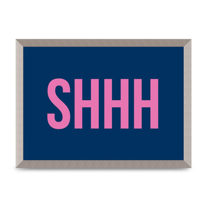 Shhh" Wall Art - A3 framed