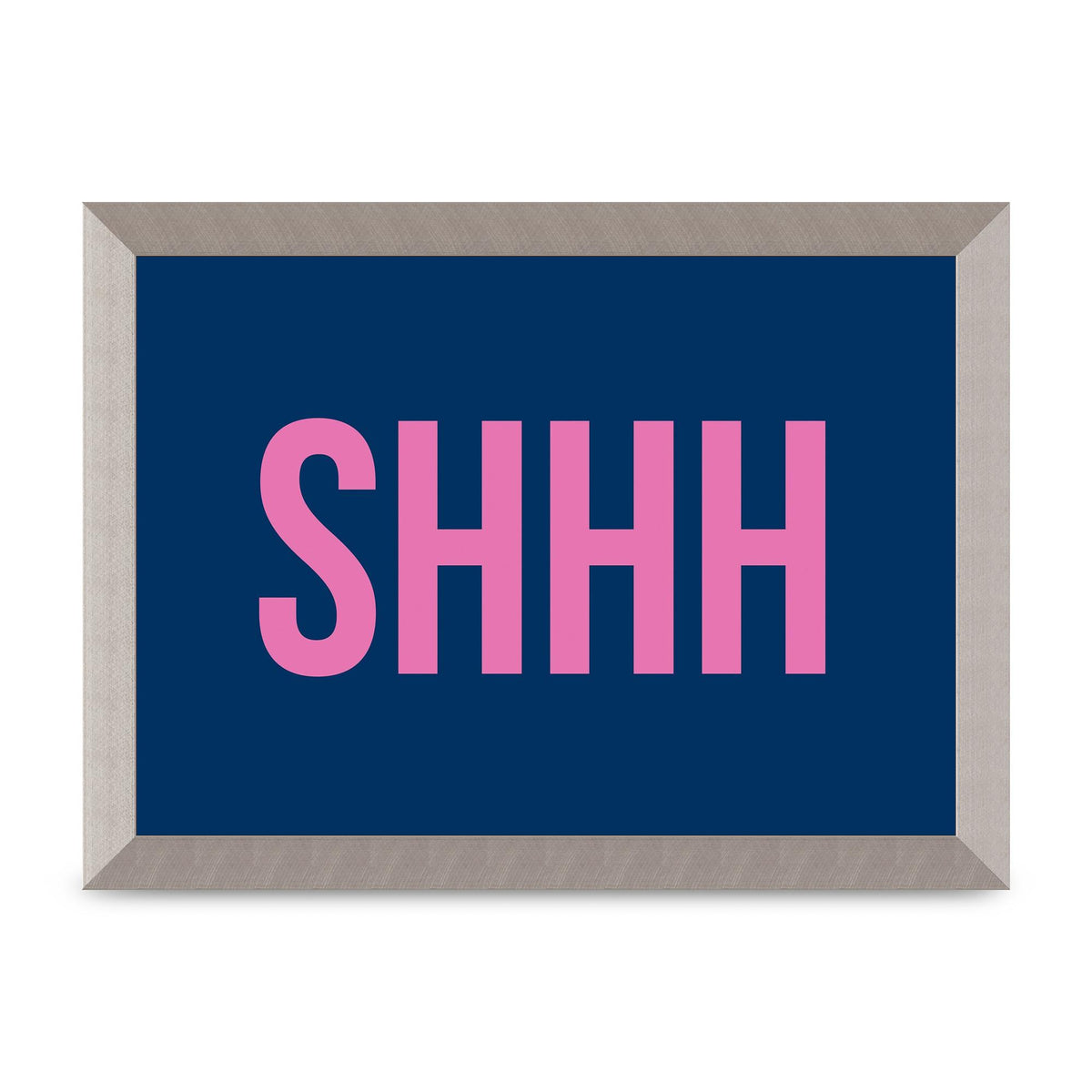 Shhh" Wall Art - A4 framed