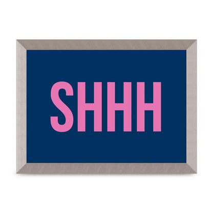 Shhh" Wall Art - A4 framed