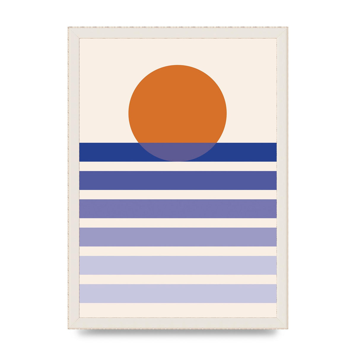 Sunset Printed Poster - A3 framed