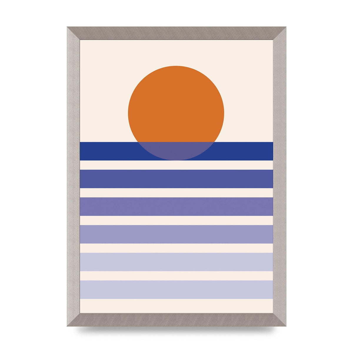 Sunset Printed Poster - A3 framed