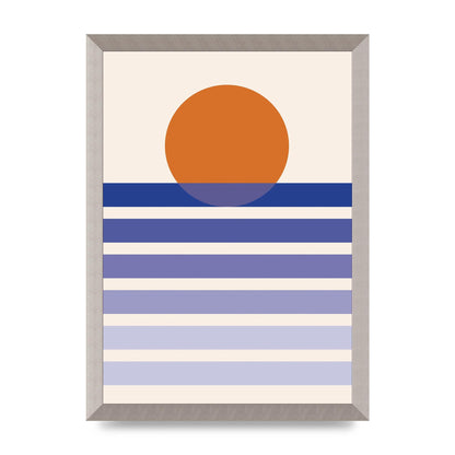 Sunset Printed Poster - A3 framed