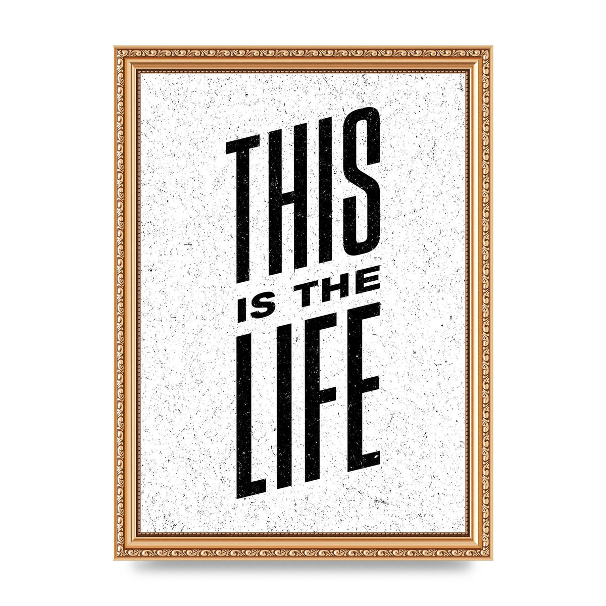 This Is The Life" Art For The Home - A4 framed