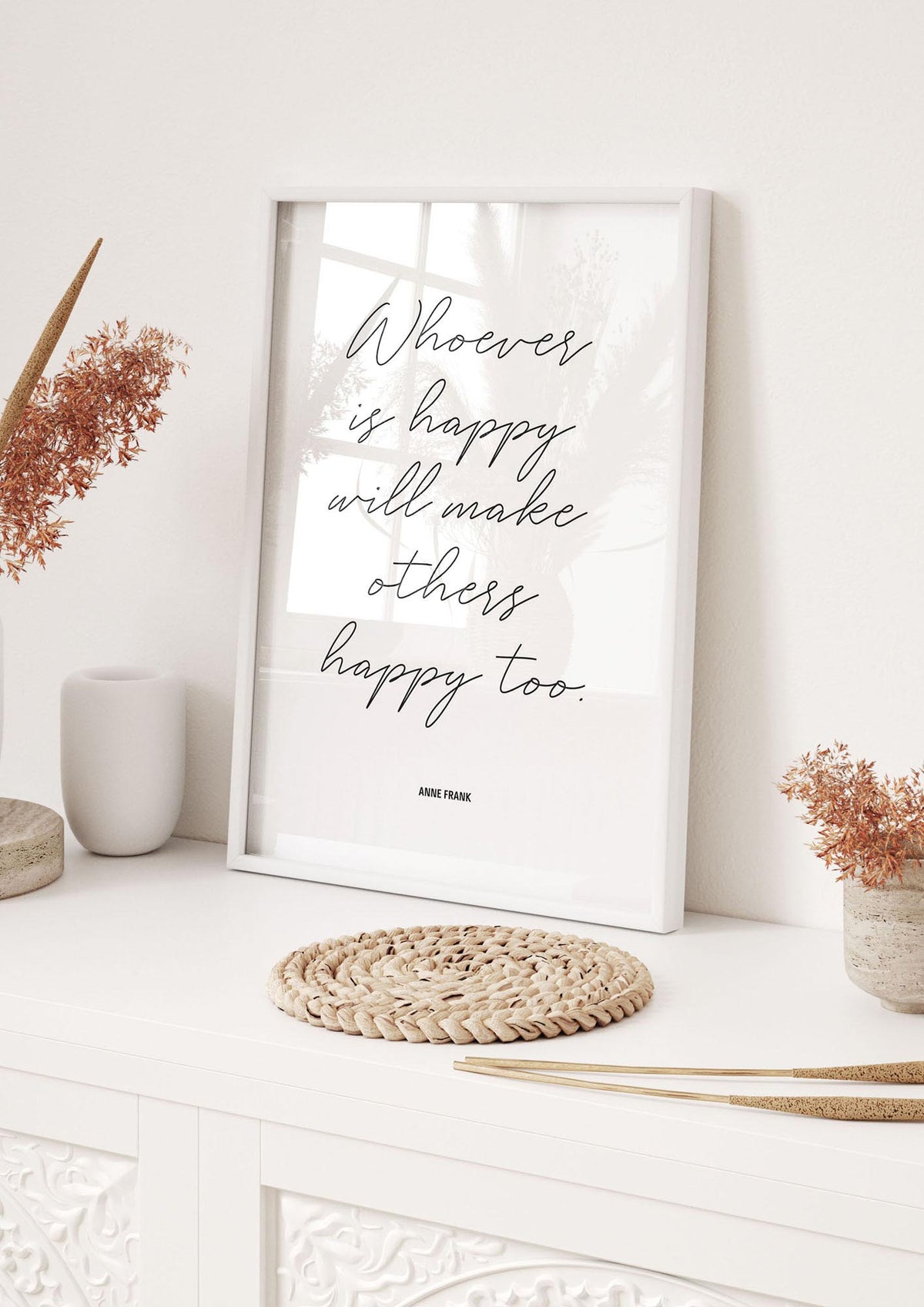 Whoever Is Happy" Art For The Home - hall 1