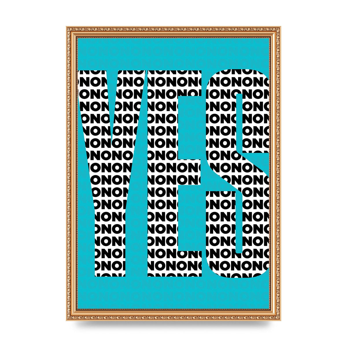 Yes Art For The Home - A3 framed