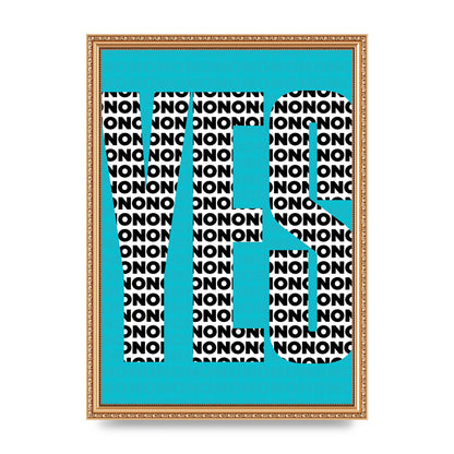 Yes Art For The Home - A3 framed