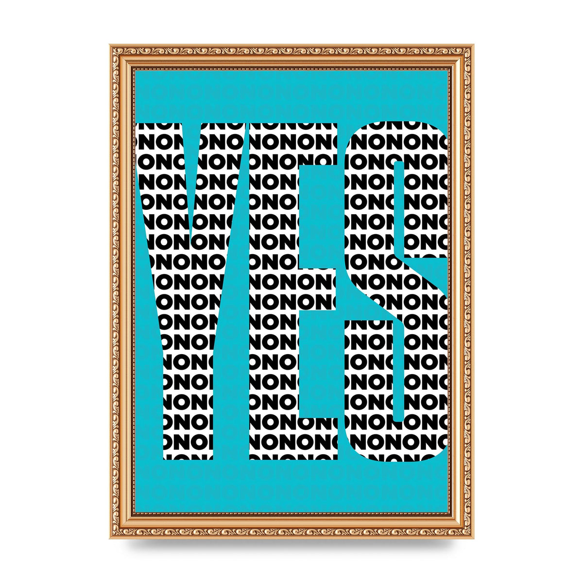 Yes Art For The Home - A4 framed