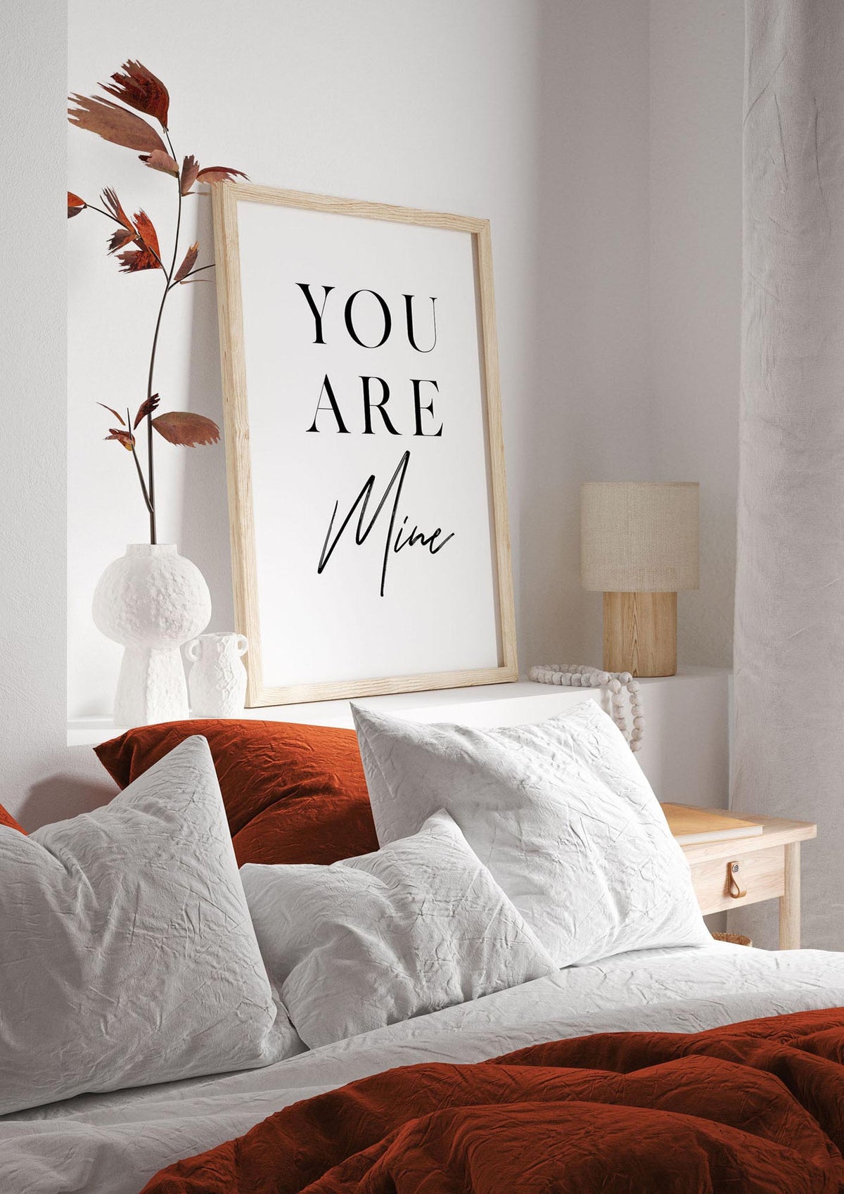You Are Mine" Wall Art - bedroom 2