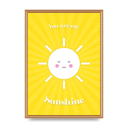 You Are My Sunshine Art For The Home - A2 framed