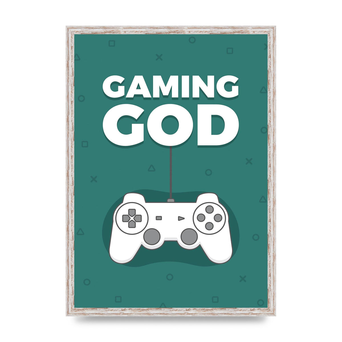 Gaming God Wall Art - A2 framed
