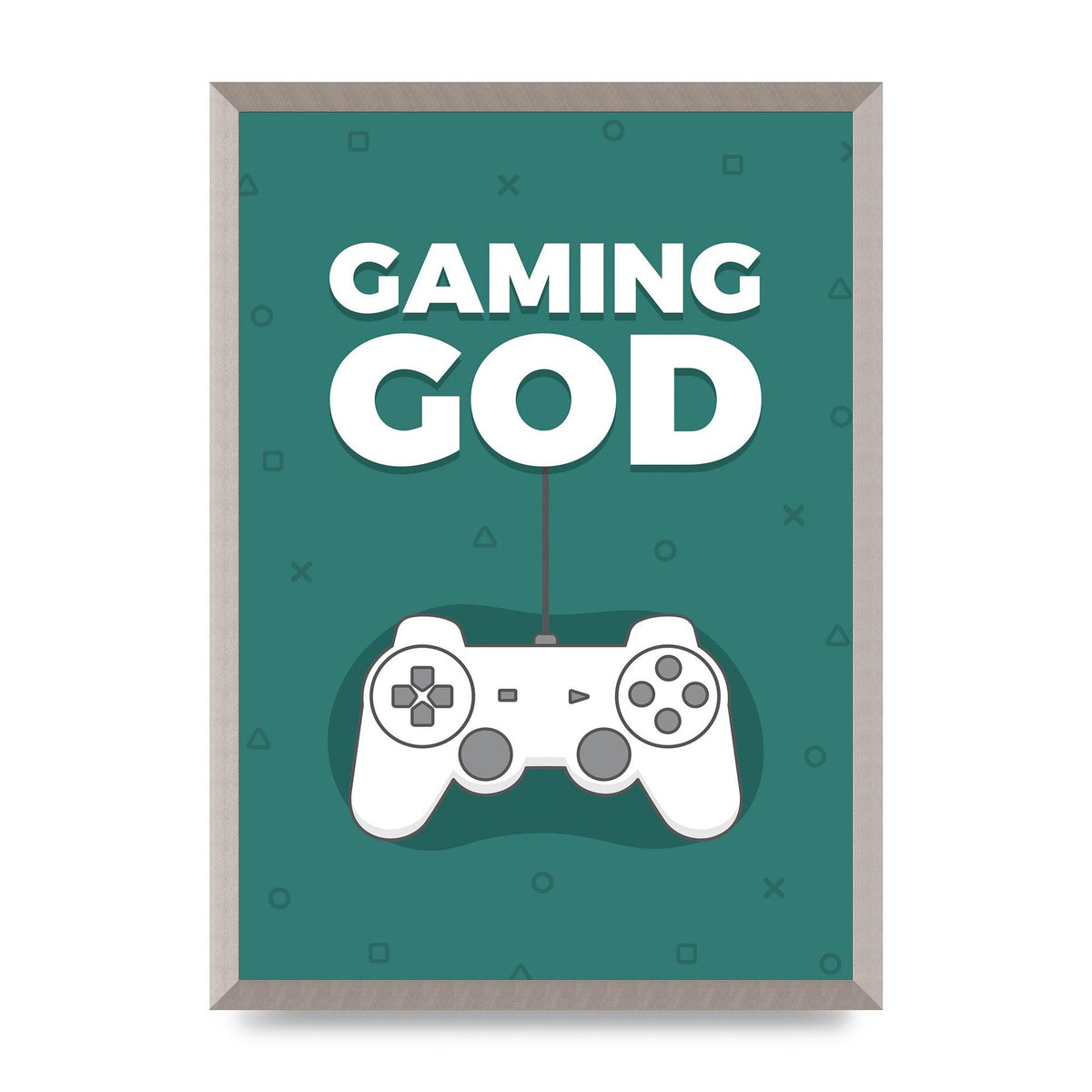 Gaming God Wall Art - A2 framed