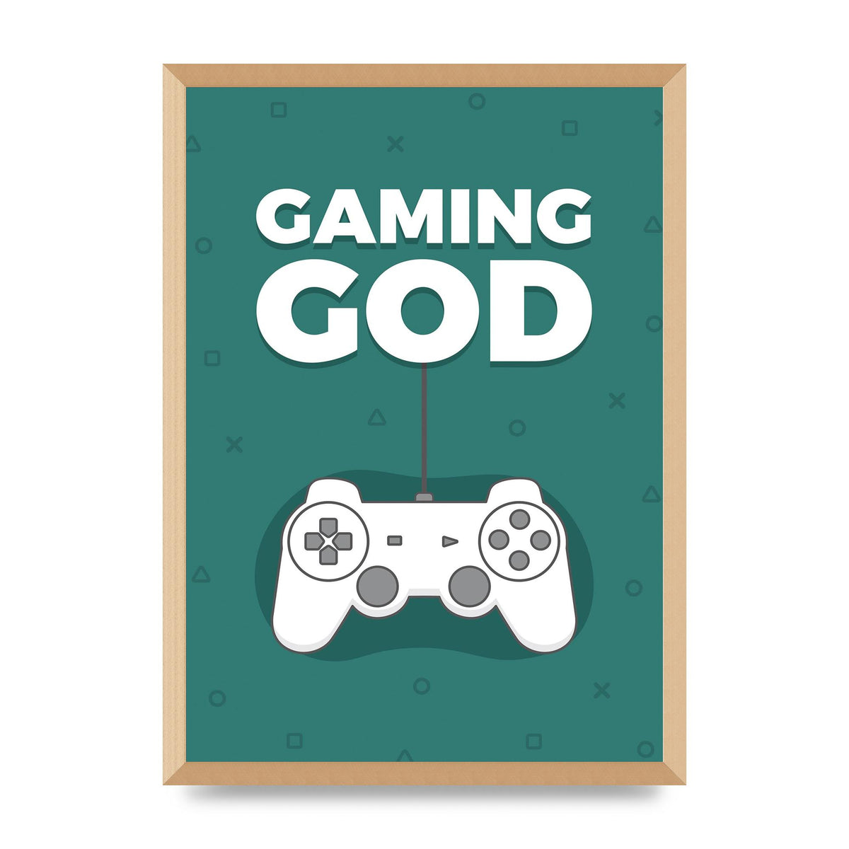 Gaming God Wall Art - A2 framed