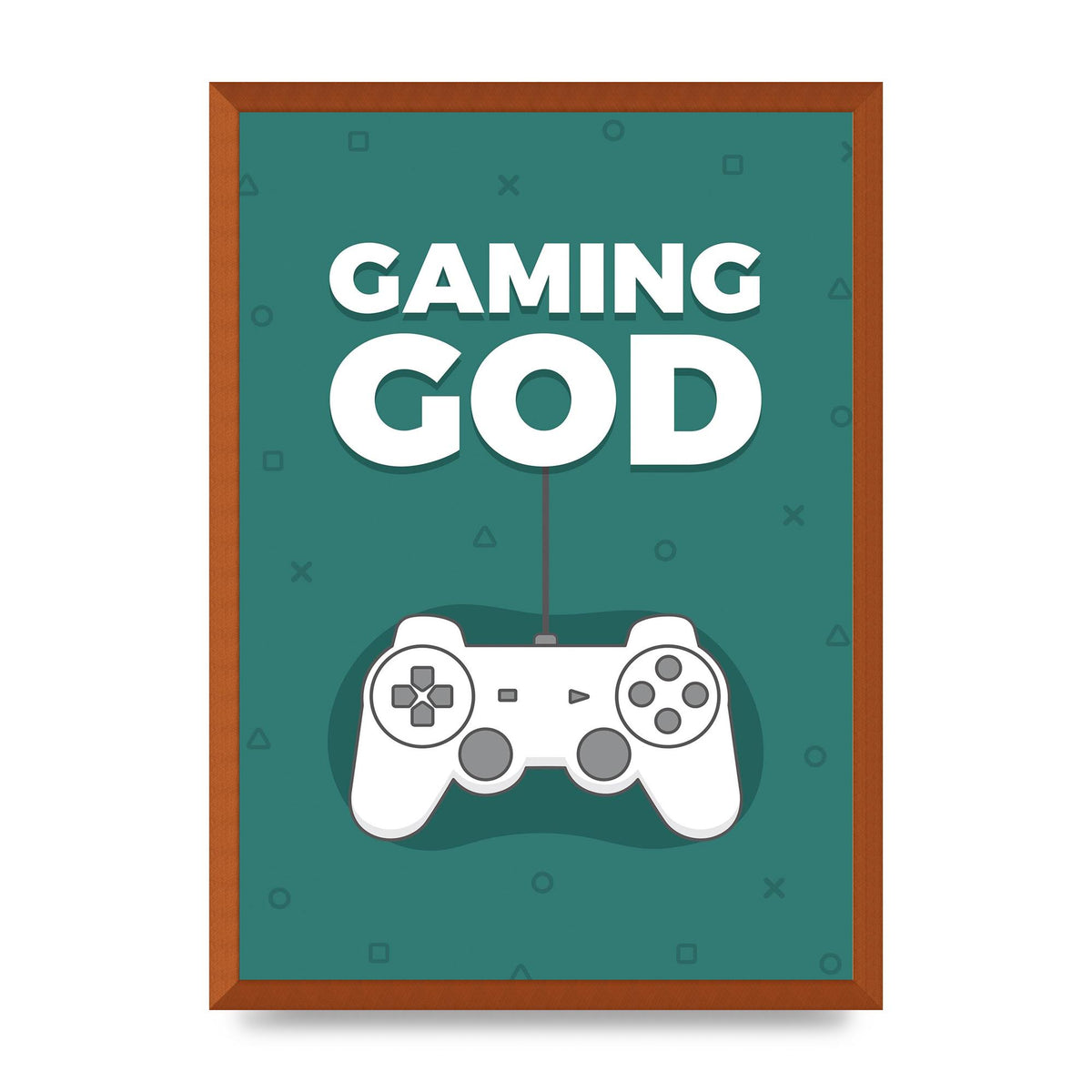 Gaming God Wall Art - A2 framed