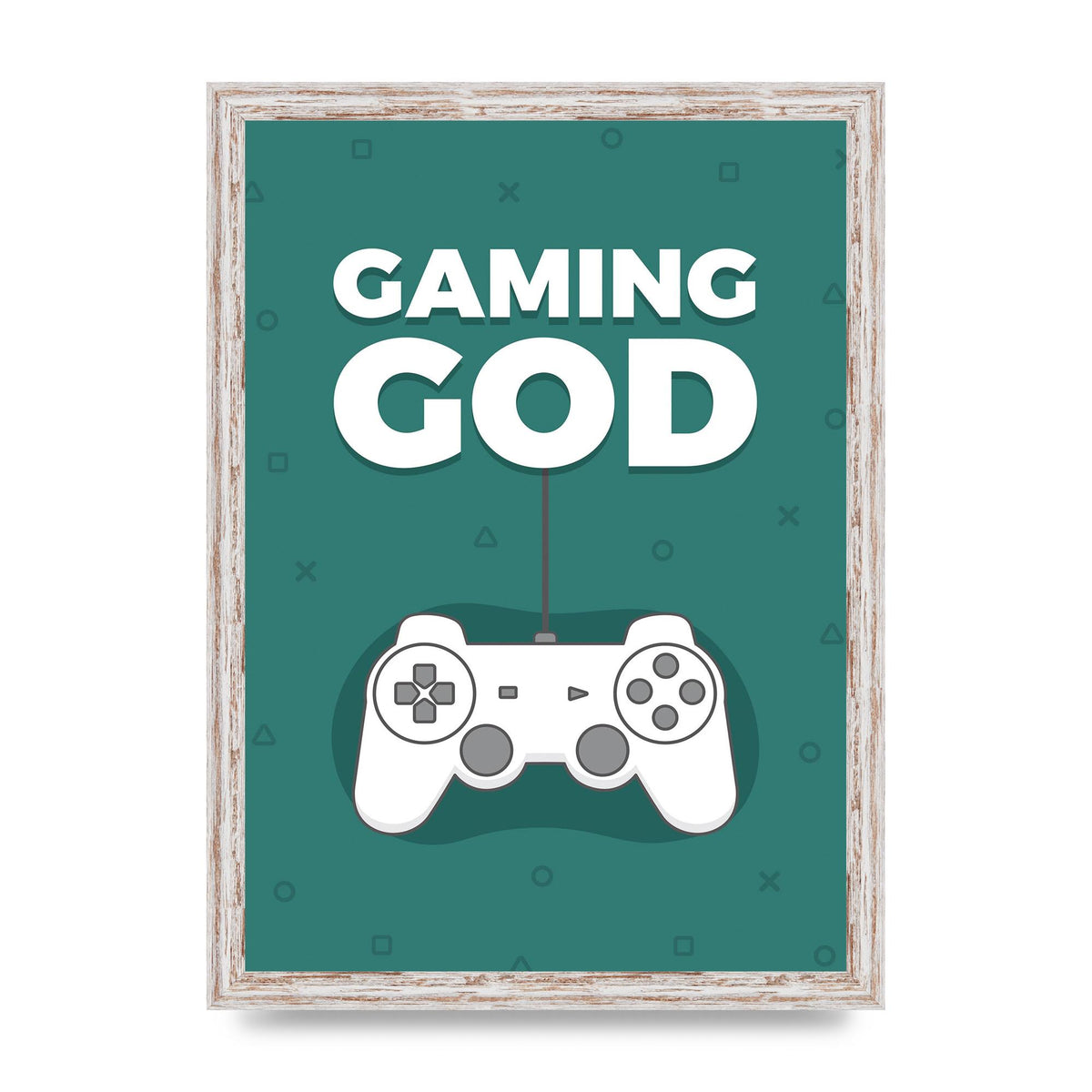 Gaming God Wall Art - A3 framed