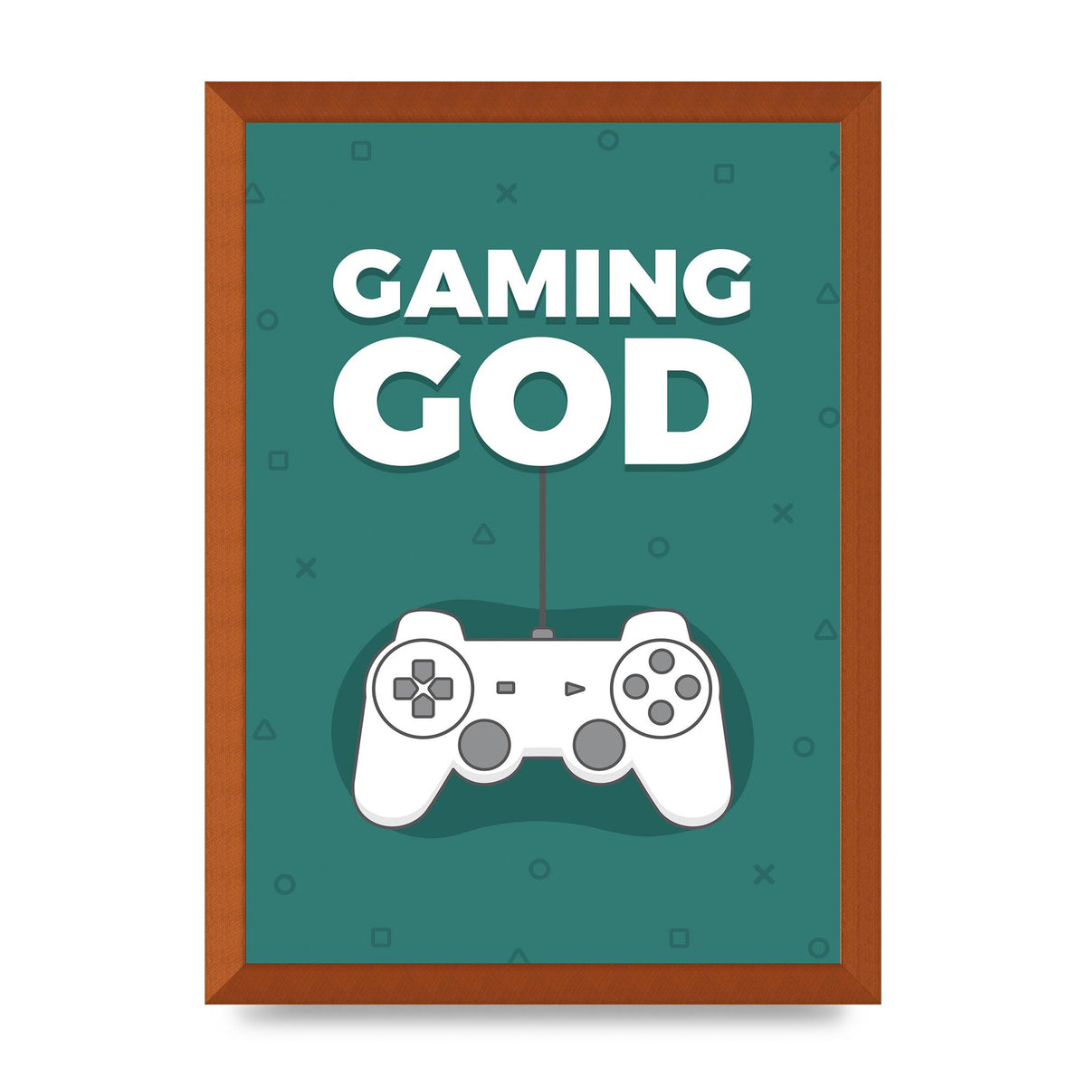 Gaming God Wall Art - A3 framed