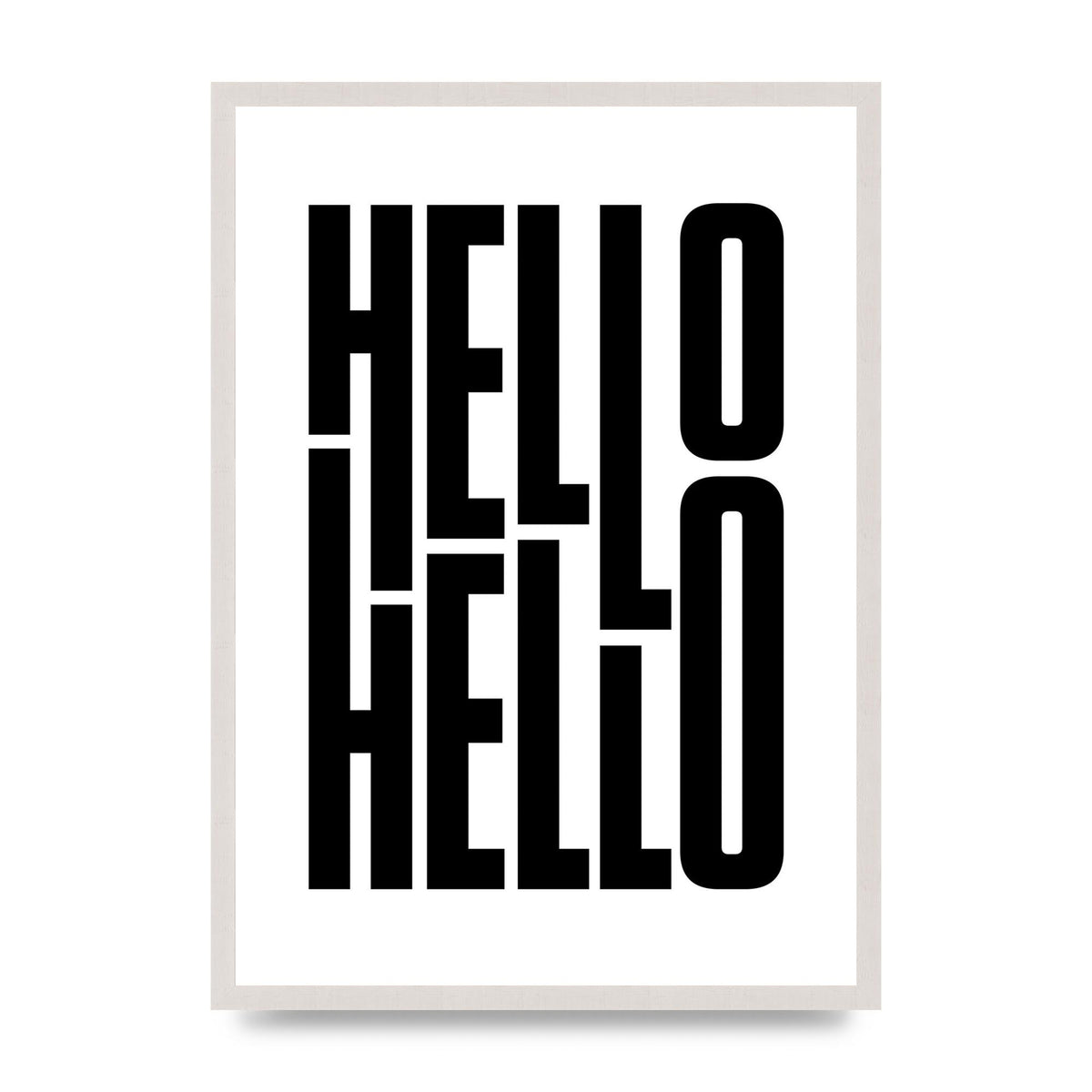 Hello" Art For The Home - A2 framed