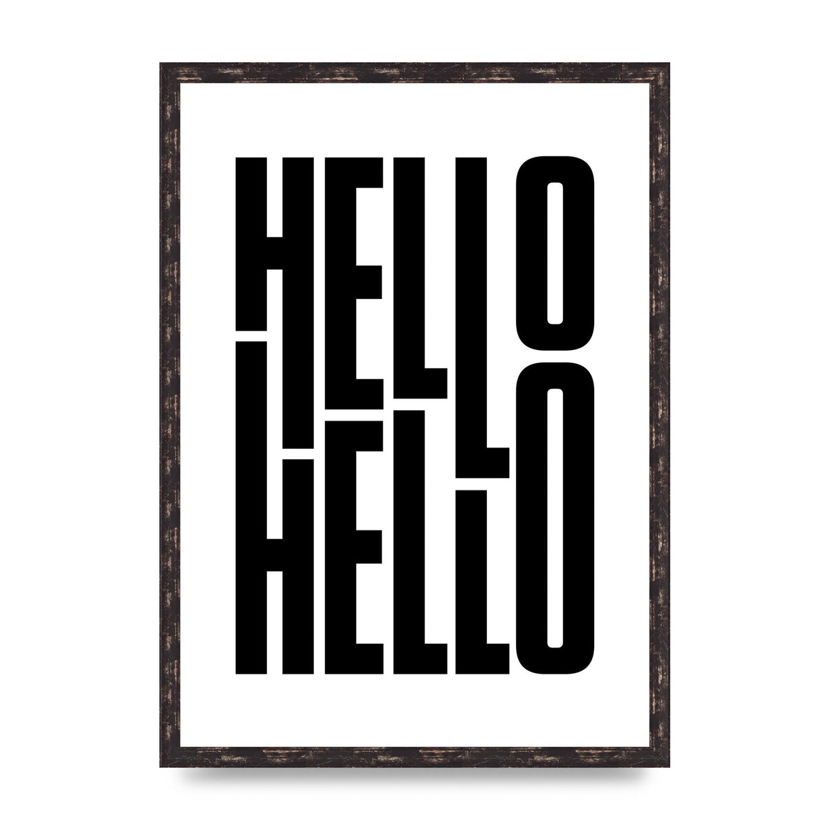 Hello" Art For The Home - A2 framed