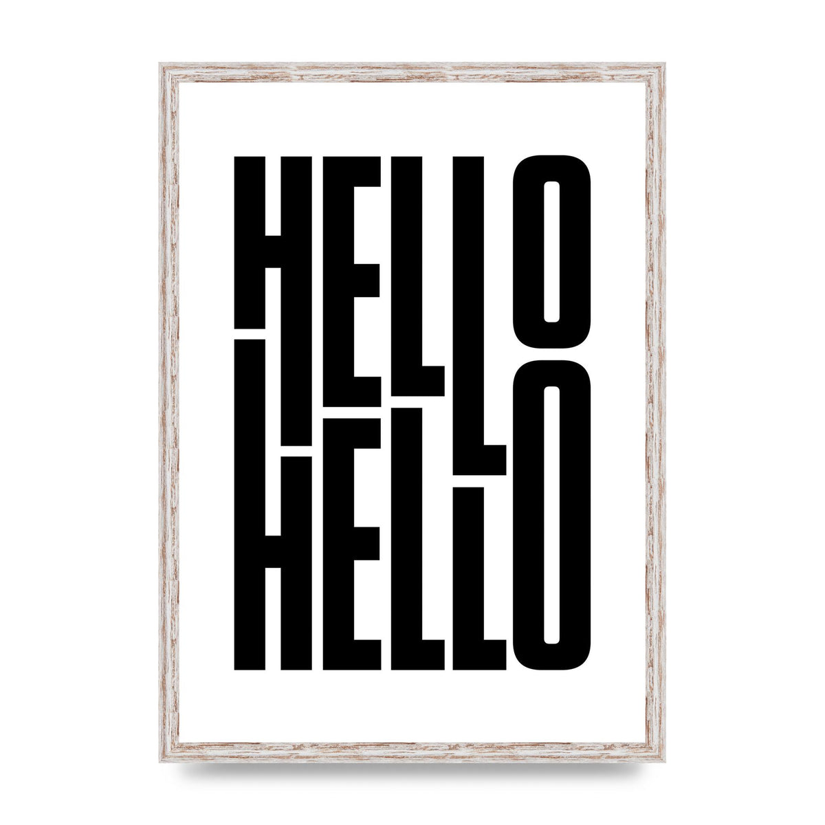 Hello" Art For The Home - A2 framed