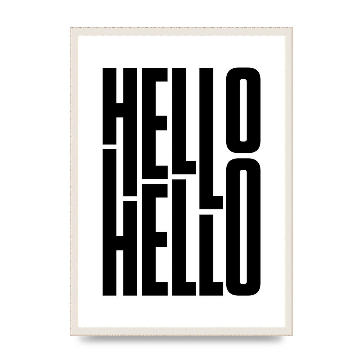 Hello" Art For The Home - A2 framed