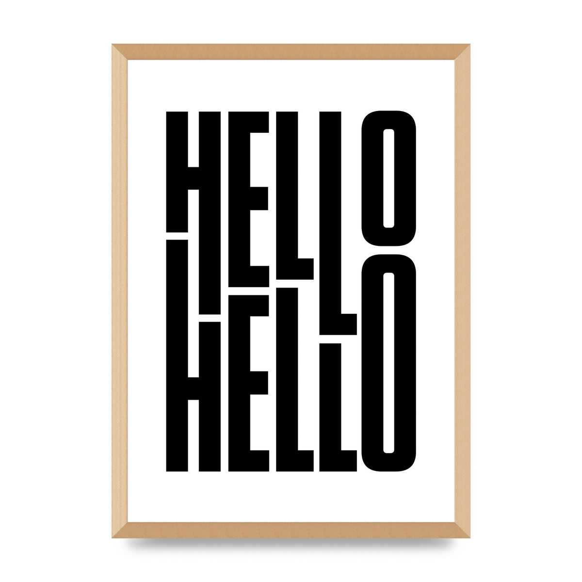 Hello" Art For The Home - A2 framed