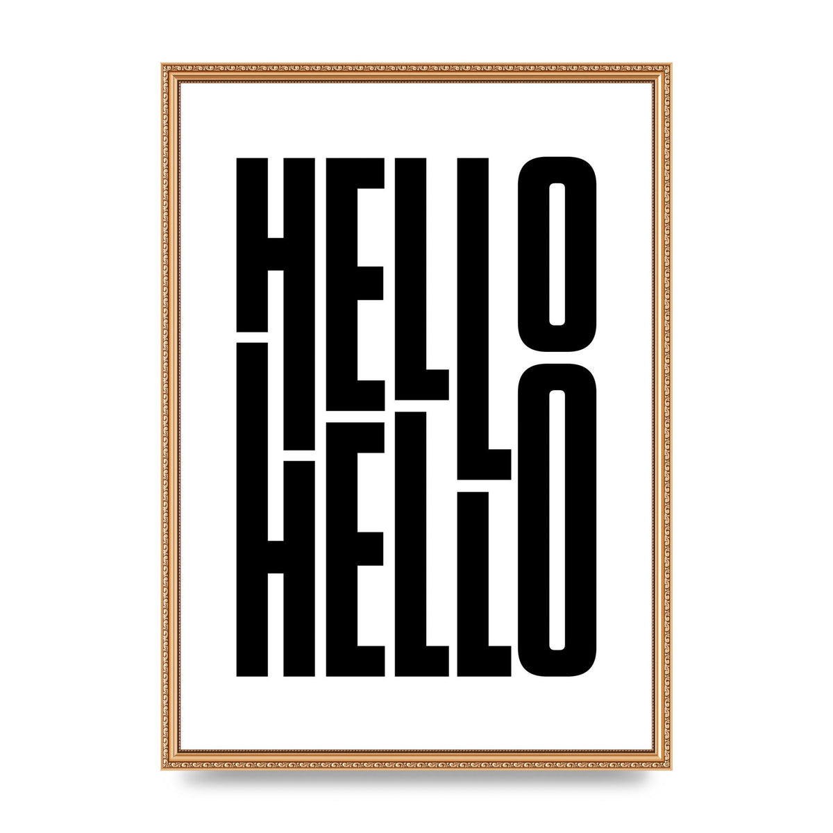 Hello" Art For The Home - A2 framed