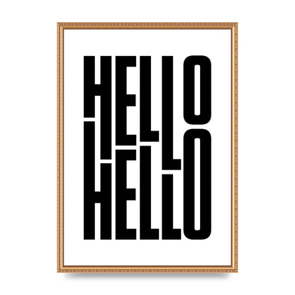 Hello" Art For The Home - A2 framed
