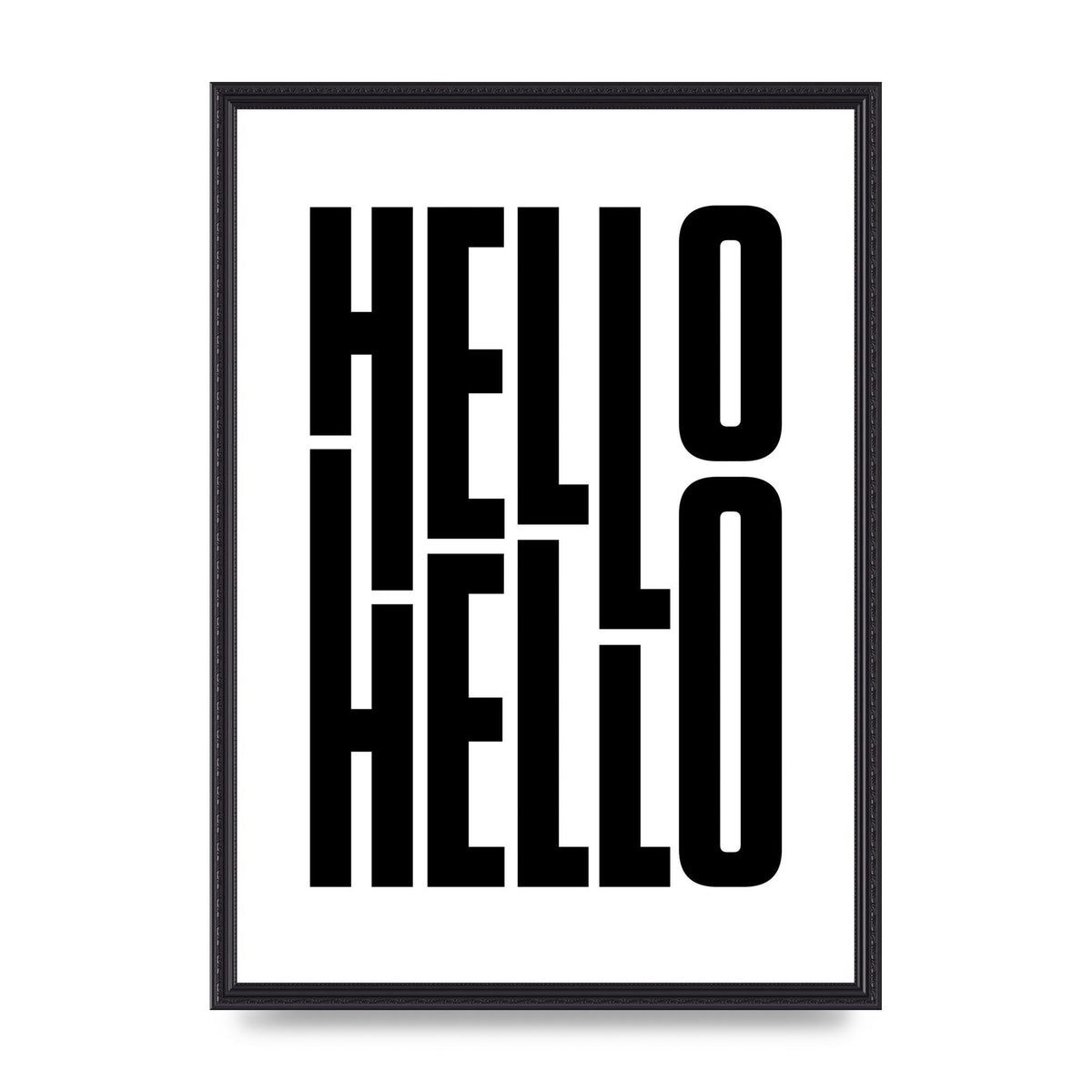 Hello" Art For The Home - A2 framed