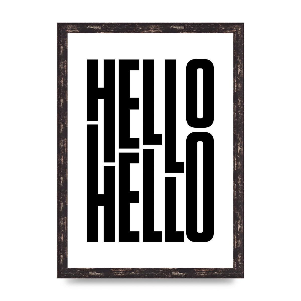 Hello" Art For The Home - A3 framed